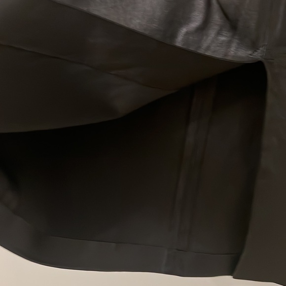 Iris and Ink black leather pencil skirt size 8 - Picture 4 of 9